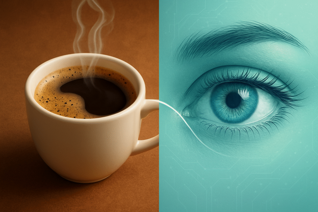 According To New Research, Effects of Coffee On Your Vision, coffee, eyes, a cup of coffee