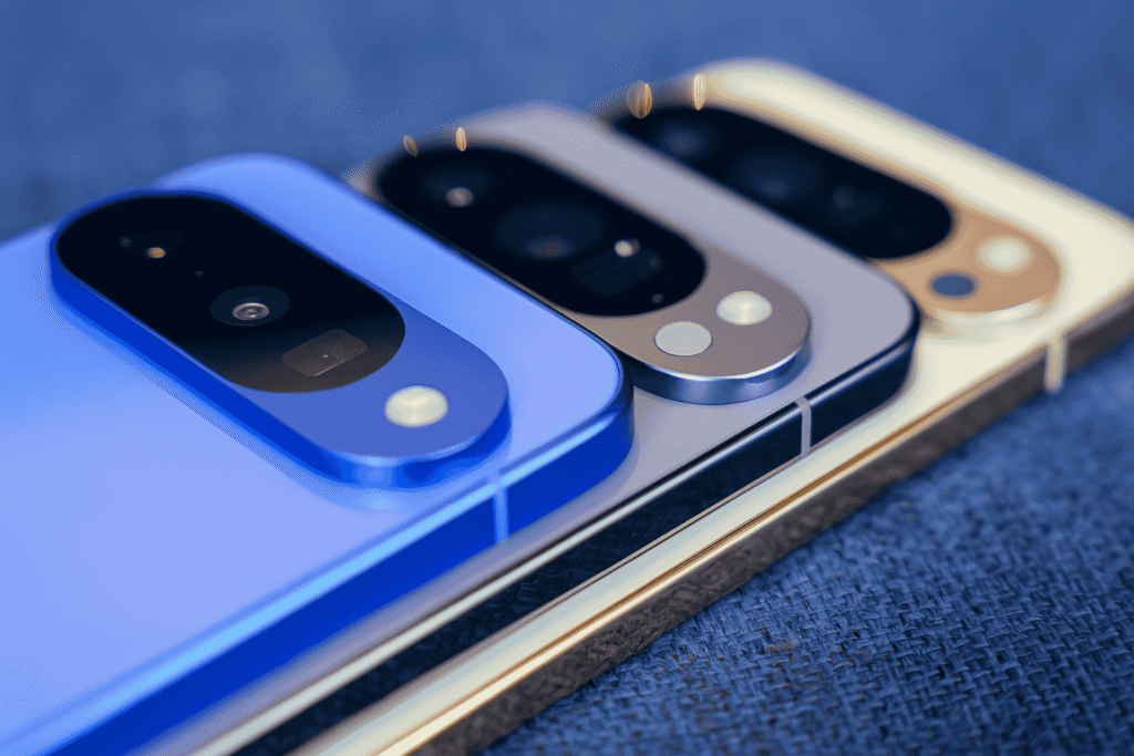 Google Pixel 10 advanced camera with dual-lens setup, AI-powered photography, and signature horizontal camera bar for premium imaging.