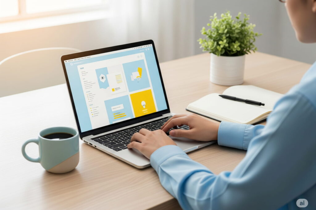 The Best Blogging Platform for Beginners: A Complete Comparison, Blogging, a computer, hands on laptop, working on laptop,