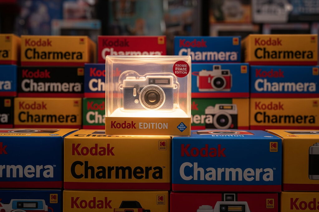 Kodak Camera blind box packaging, rare transparent edition, collectible mini camera hype