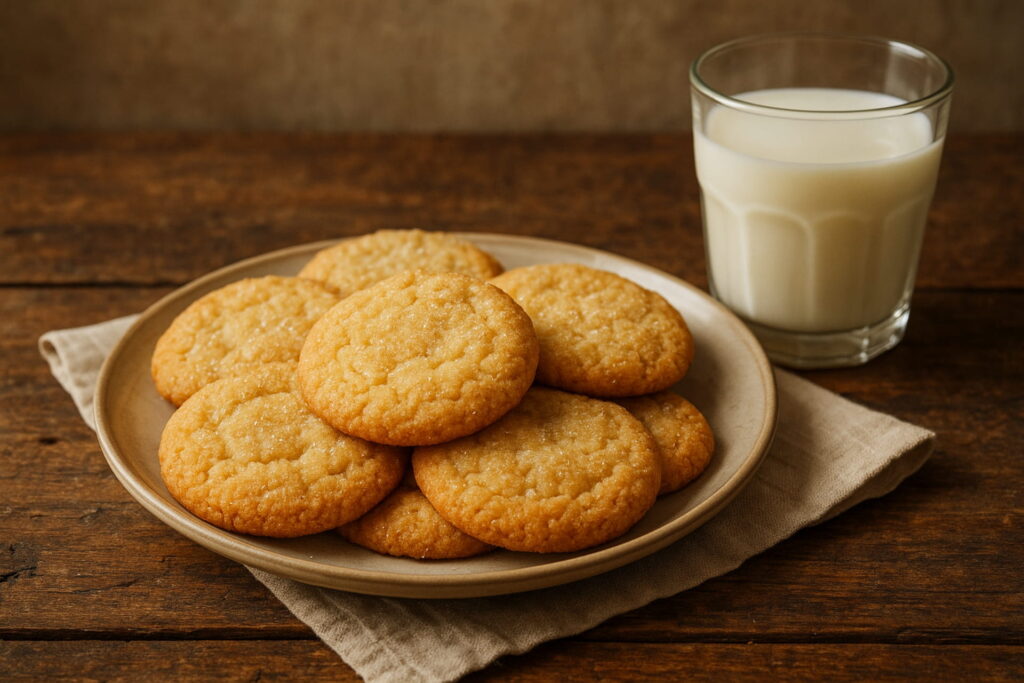 Girl Scout Cookies, serving of Girl Scout Cookies, a glass of milk