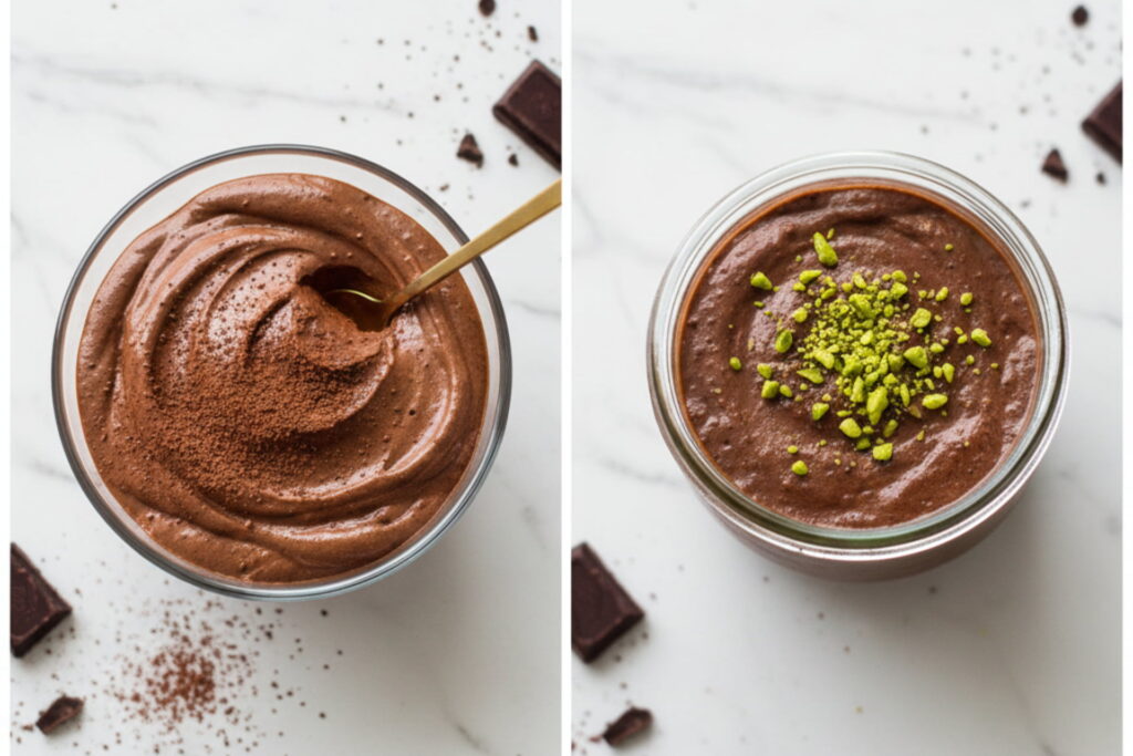 Healthy No-Bake Chocolate Cake Recipes: Creamy Chocolate Mousse and guilt-free Paneer Chocolate Pudding for easy cravings, chocolate recipes