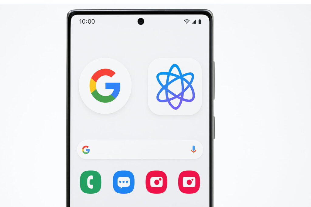 Samsung Galaxy S26 screen displaying multiple AI assistant icons, suggesting the rumored integration of Gemini and Perplexity AI within the One UI 8.5 software, samsung galaxt s26