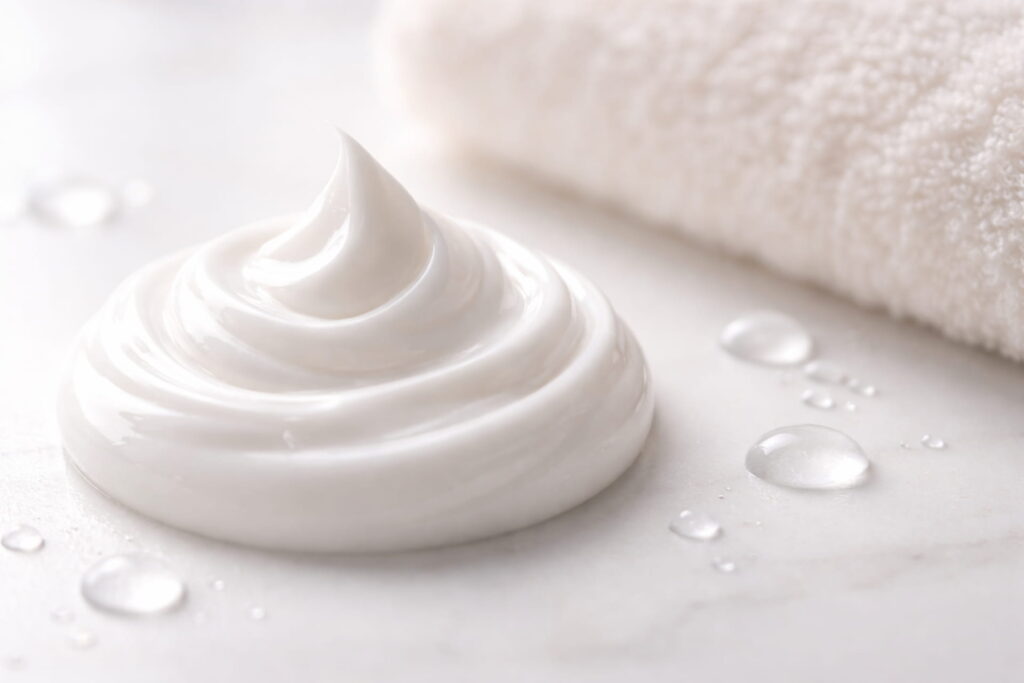 Thick ceramide cream for deep winter skin hydration and repair: Skincare Routine for Winter